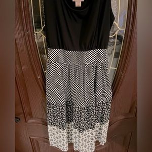 Target Mossimo colorblock casual cocktail dress